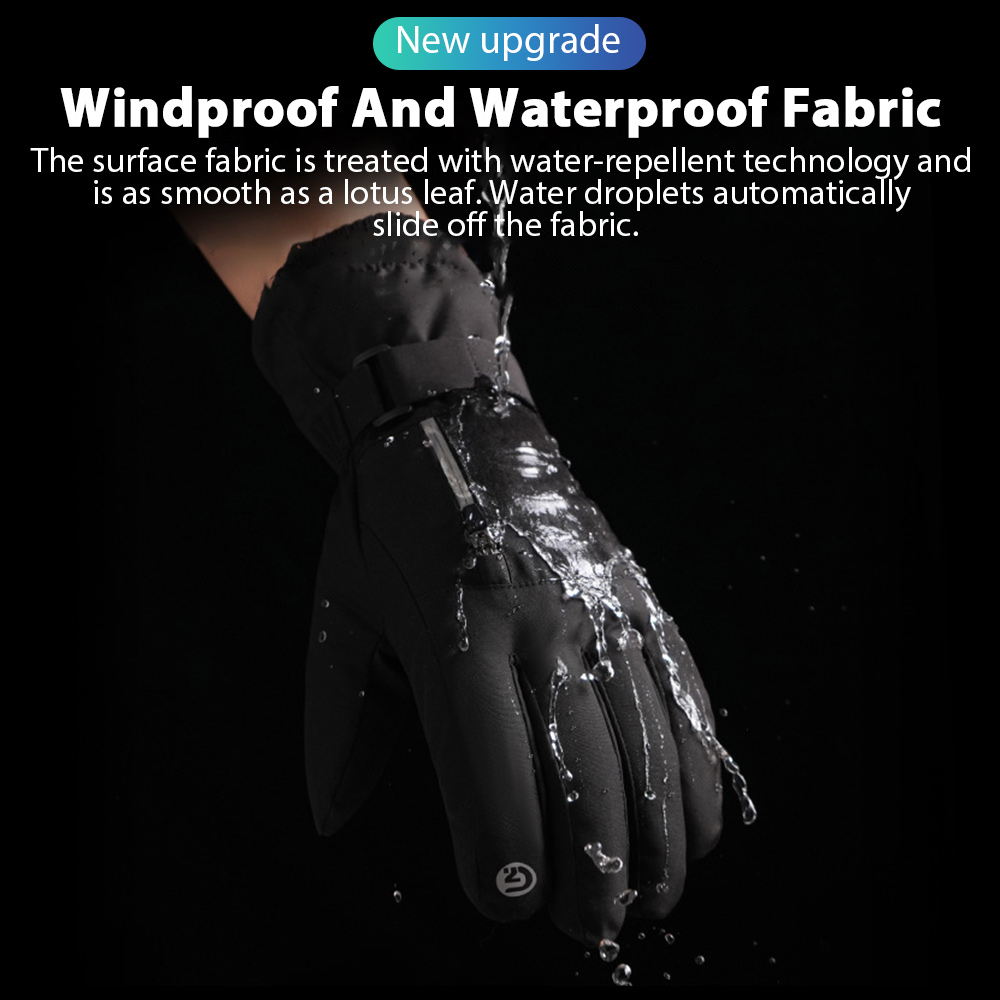 Męskie zimowe wodoodporne ręka – Ski Glove Waterproof recenzja i cena