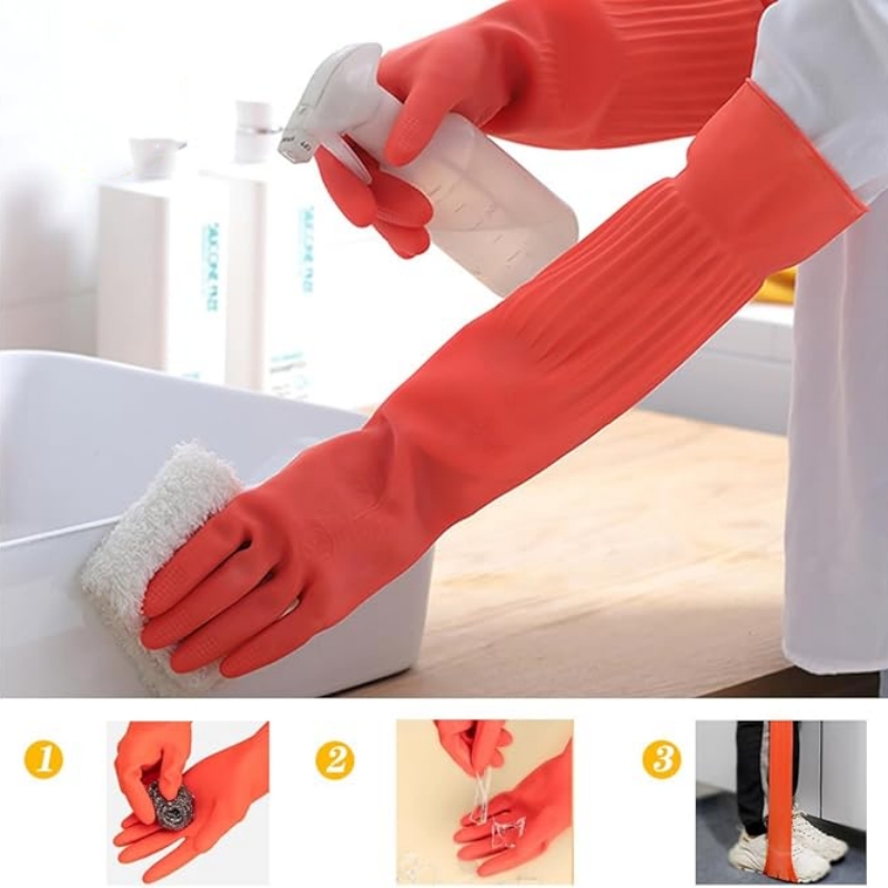 Rękawice gumowe do czyszczenia – Dish Glove Rubber recenzja i cena