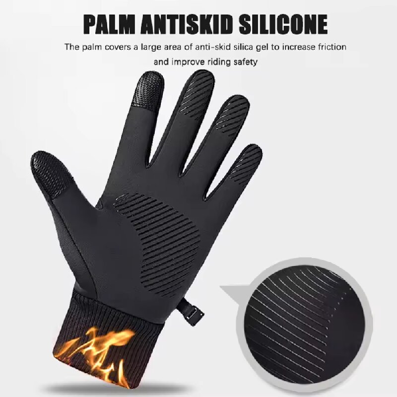 Czarne Zimowe Ciepłe Rękawice  – Ski Glove Waterproof recenzja i cena