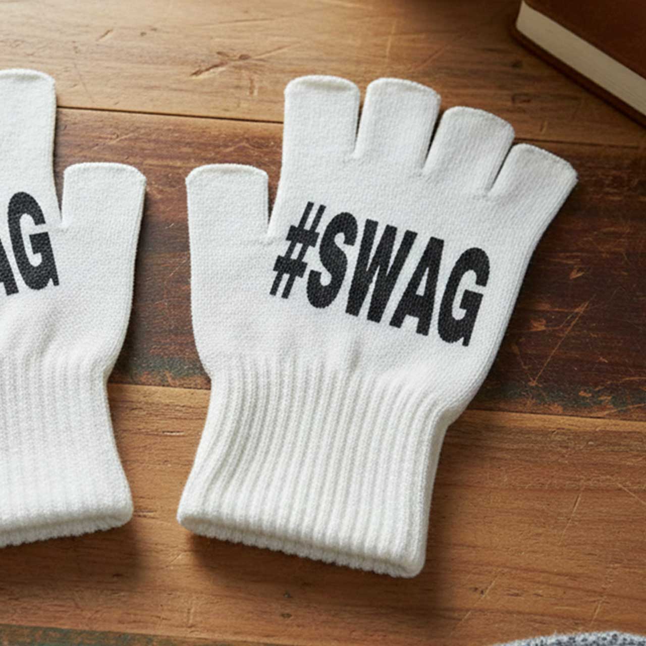 Rękawiczki bez palców unisex,  – Fingerless Glove Knit recenzja i cena