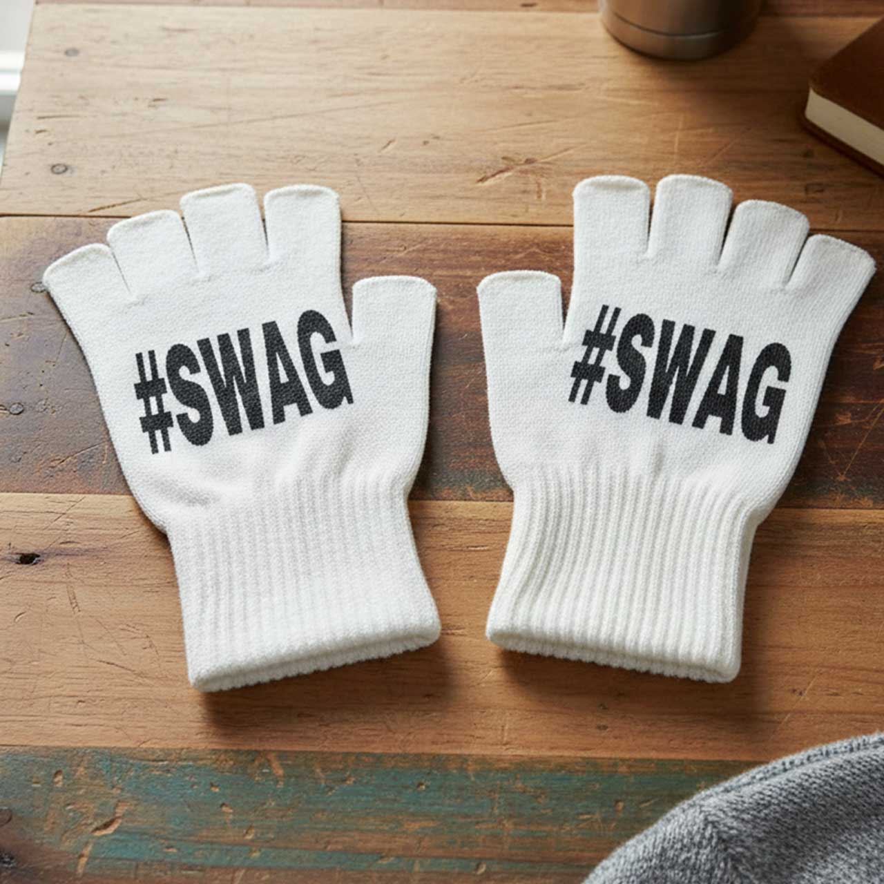 Rękawiczki bez palców unisex,  – Fingerless Glove Knit recenzja i cena