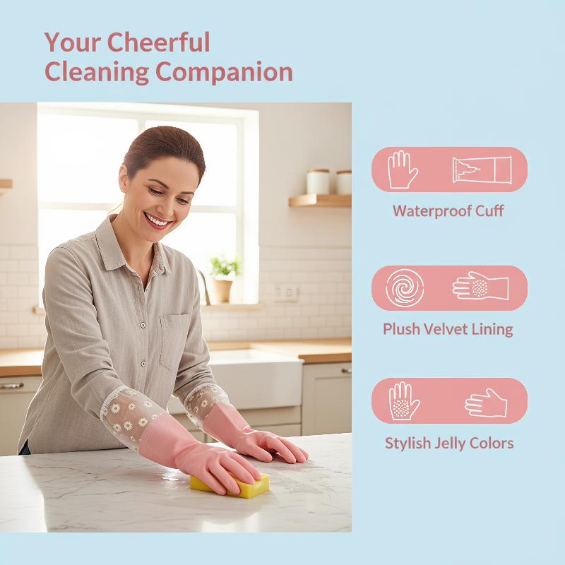 Rękawice lateksowe do prac dom – Rubber Glove Cleaning recenzja i cena