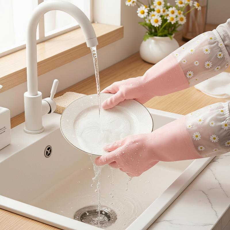 Rękawice lateksowe do prac dom – Rubber Glove Cleaning recenzja i cena
