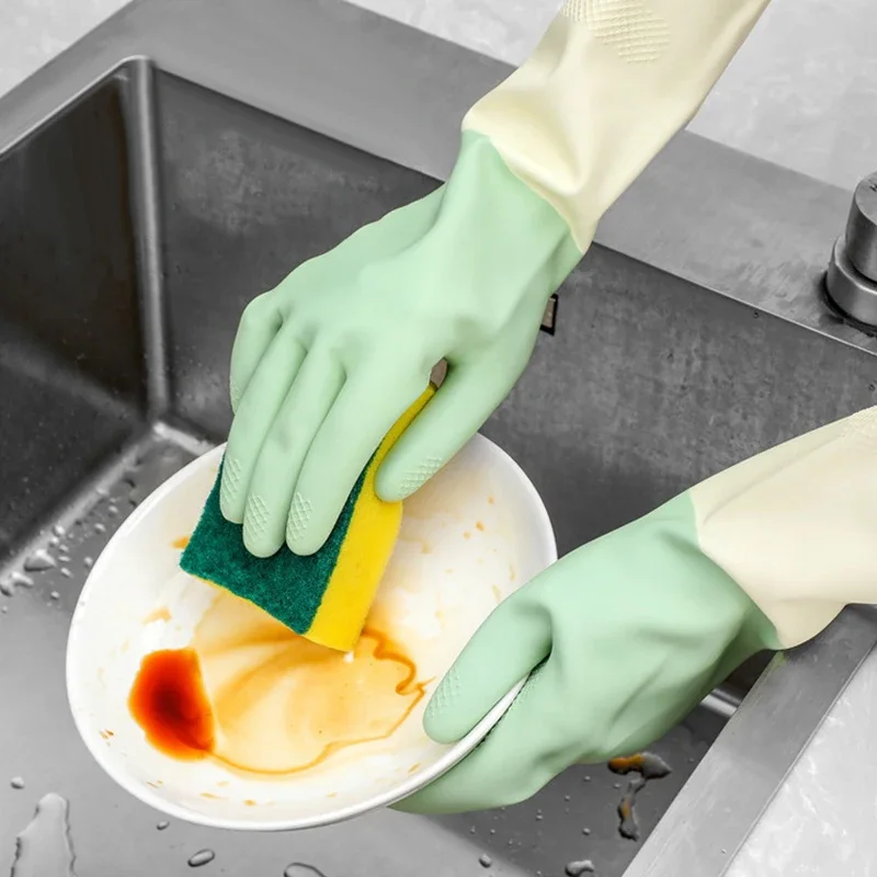 Grube rękawice kuchenne, rękaw – Dish Glove Rubber recenzja i cena