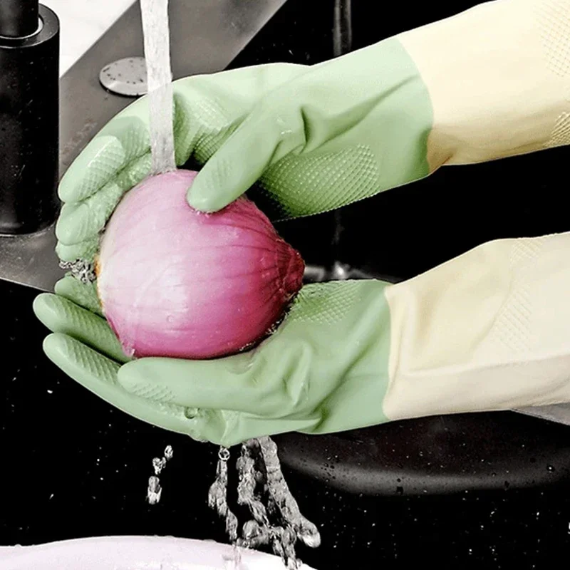 Grube rękawice kuchenne, rękaw – Dish Glove Rubber recenzja i cena