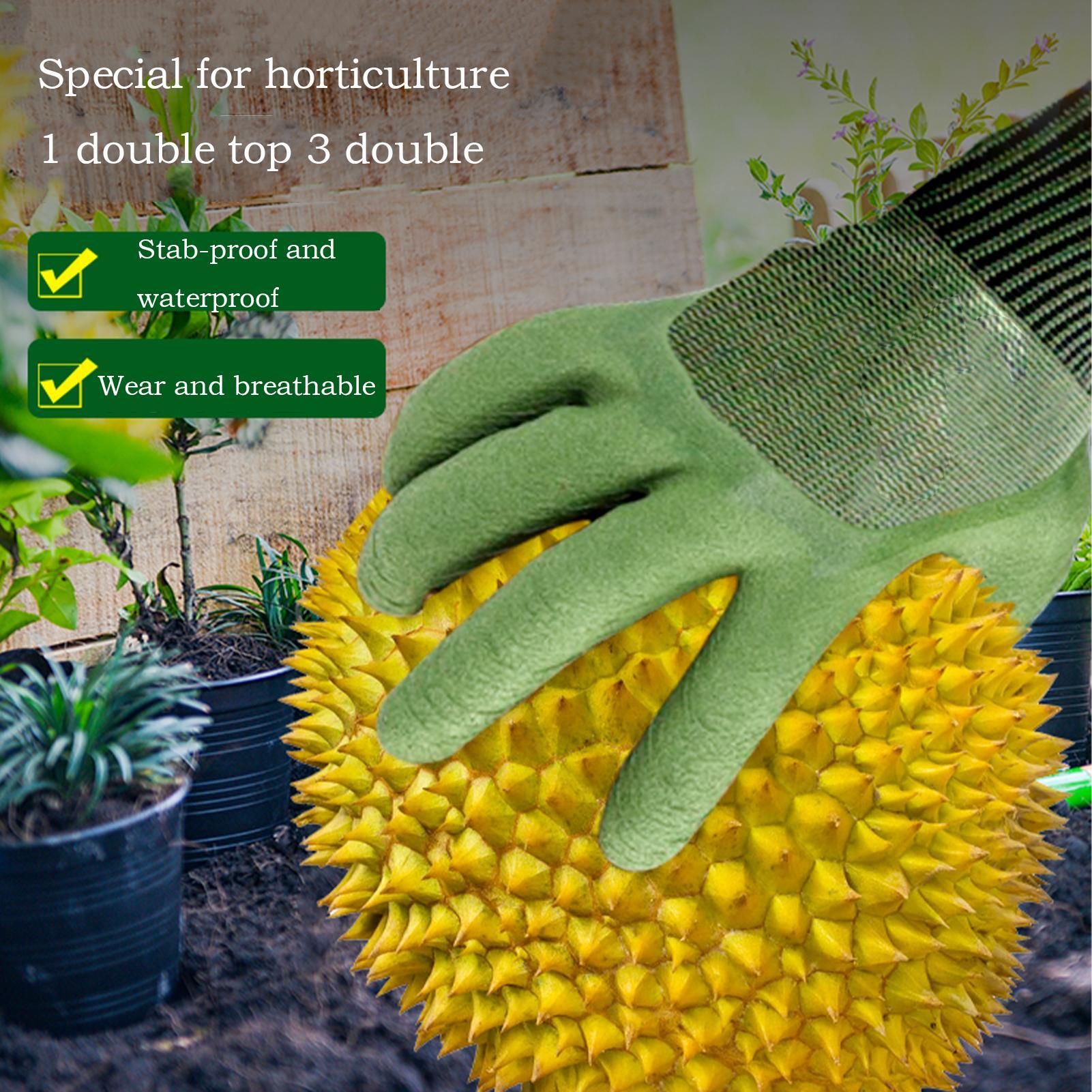 Rękawice ogrodnicze lateksowe  – Gardening Glove Waterproof recenzja i cena