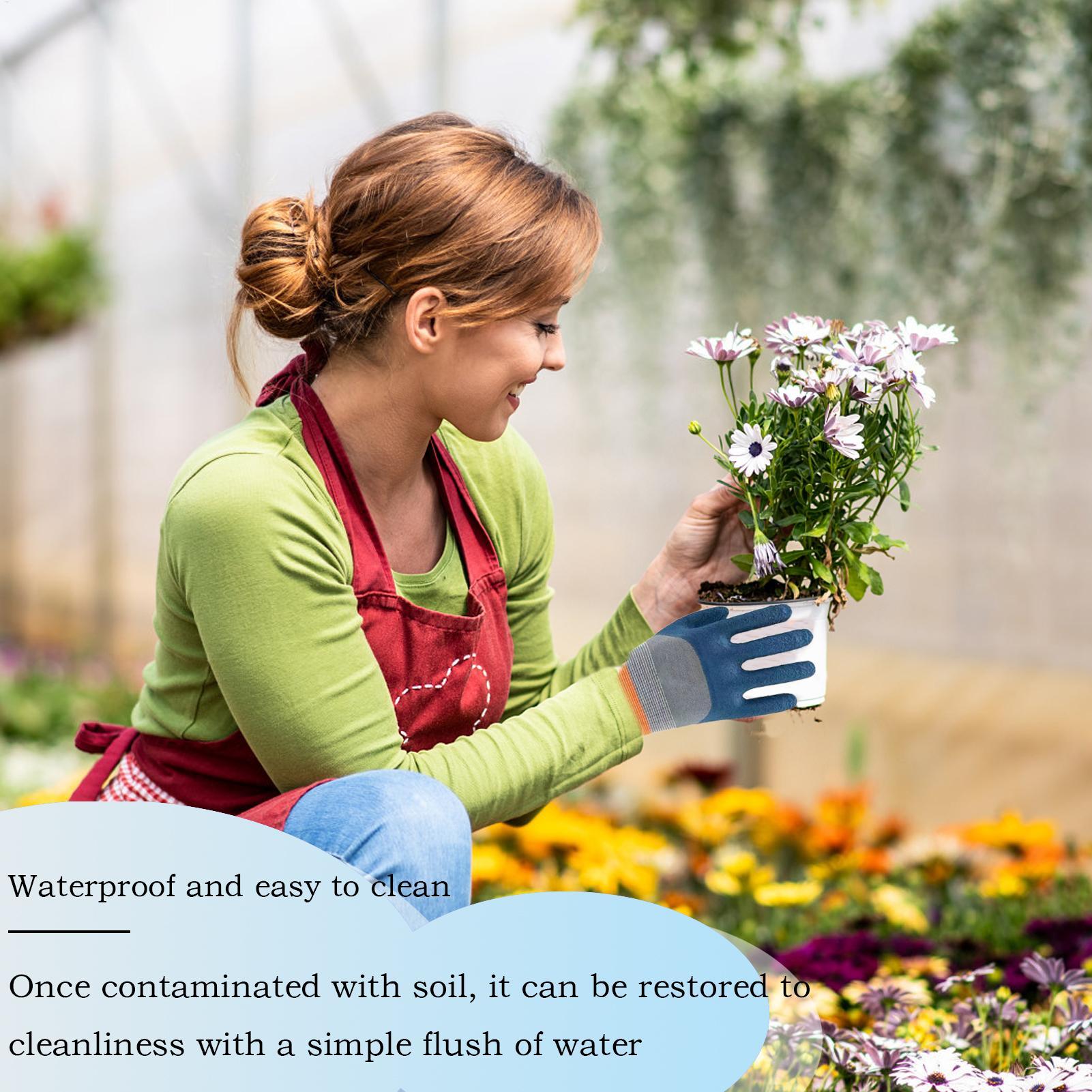Rękawice ogrodnicze lateksowe  – Gardening Glove Waterproof recenzja i cena
