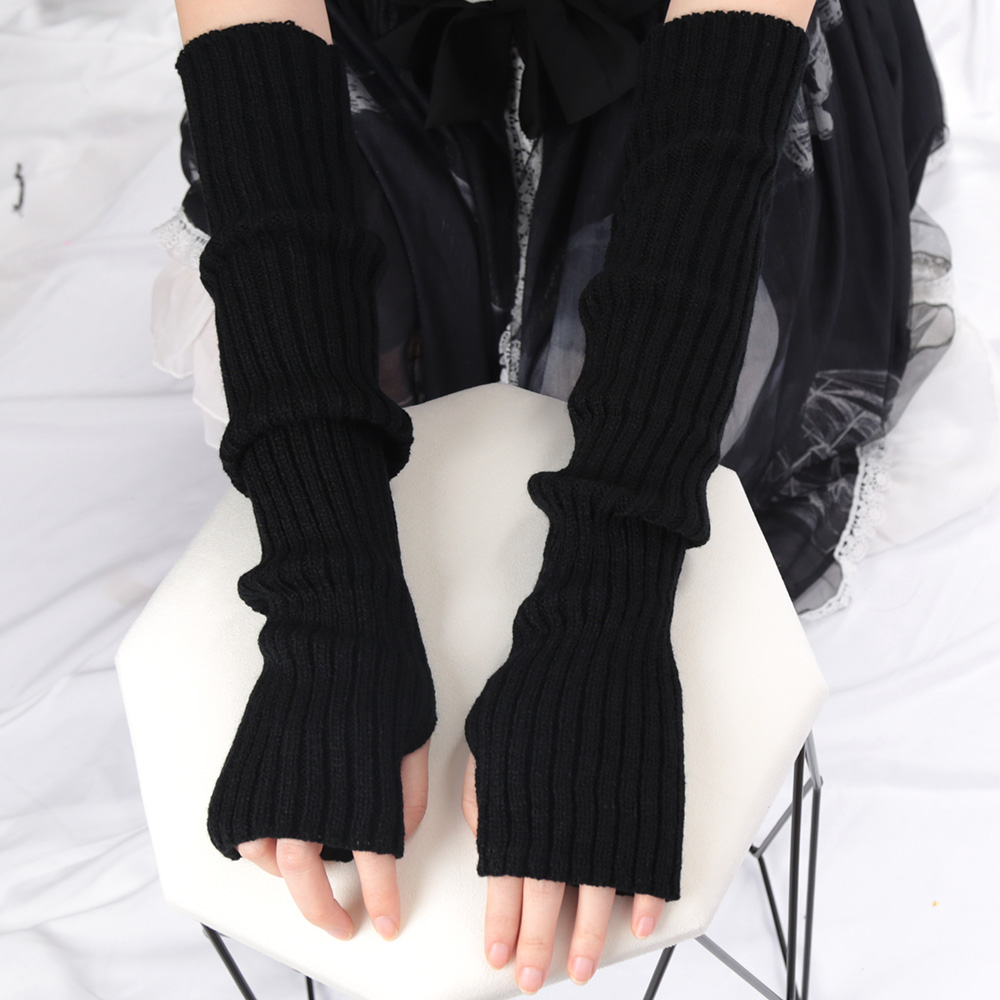 Nowe rękawki damskie z dzianin – Fingerless Glove Knit recenzja i cena