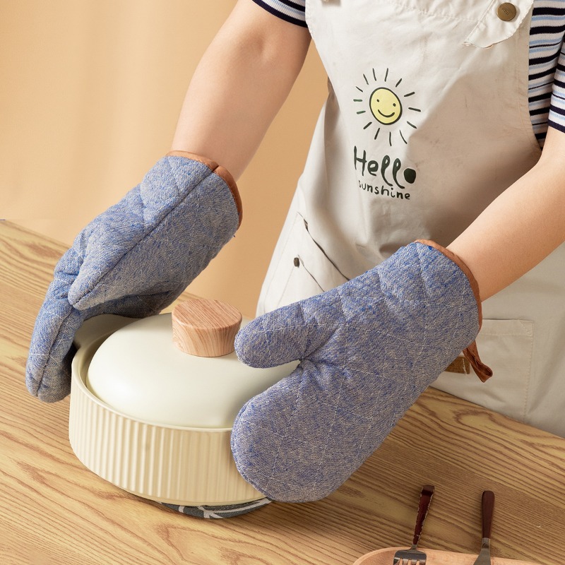 2 szt. Grube rękawice kuchenne – Oven Mitt Silicone recenzja i cena