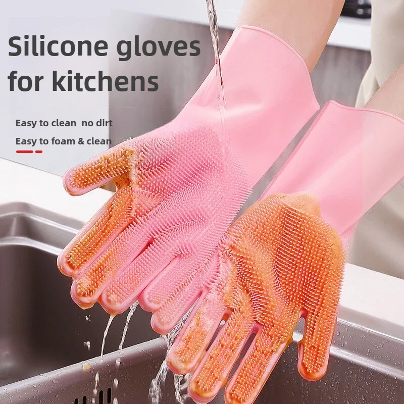 Gumowe rękawice domowe antypoś – Dish Glove Rubber recenzja i cena