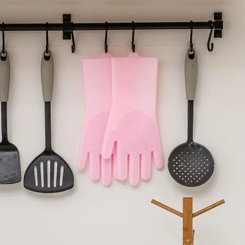 Gumowe rękawice domowe antypoś – Dish Glove Rubber recenzja i cena
