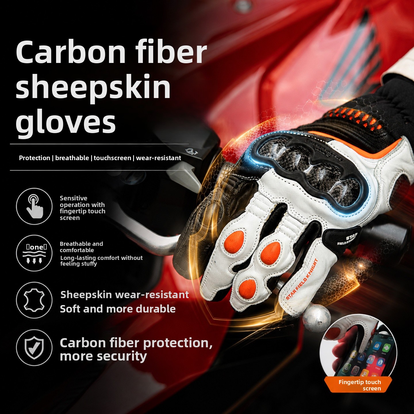 Rękawice motocyklowe STAR KNIG – Motorcycle Glove Knuckle recenzja i cena