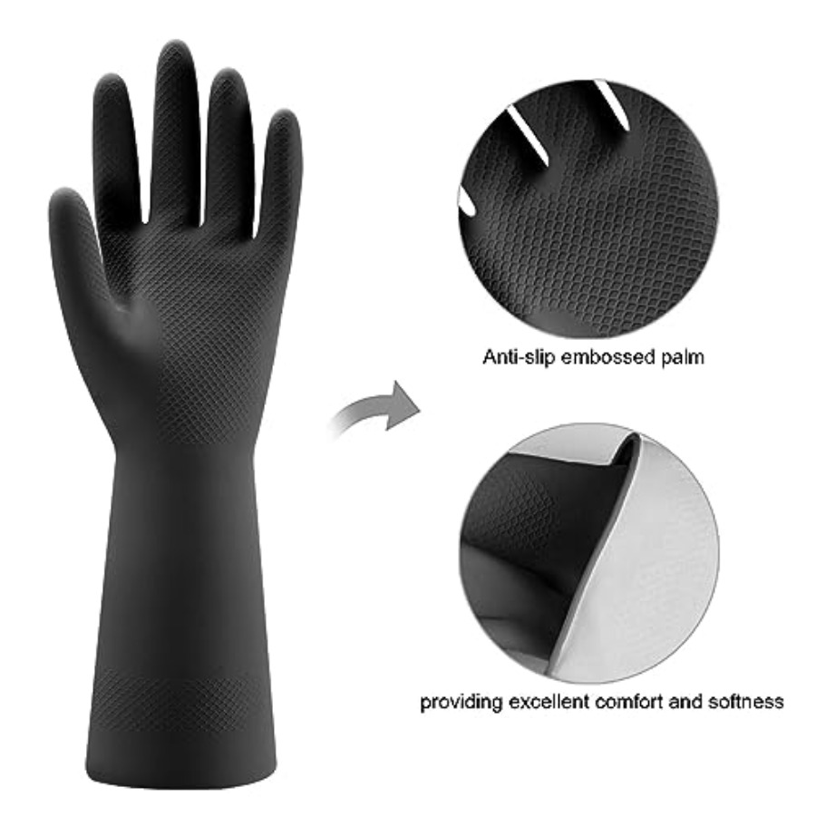 4 pary gumowych rękawic kuchen – Dish Glove Rubber recenzja i cena