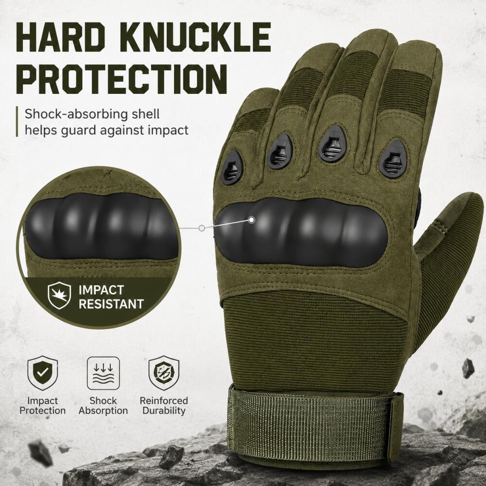 Rękawice taktyczne zakrywające – Motorcycle Glove Knuckle recenzja i cena
