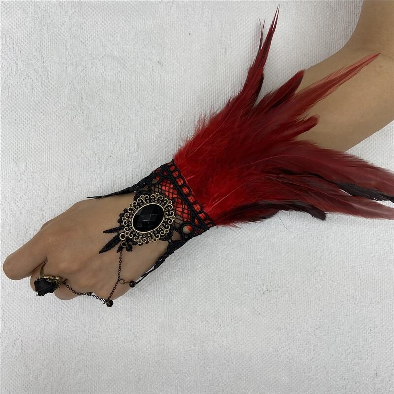 Halloween Feather koronkowe rę – Motorcycle Glove Knuckle recenzja i cena