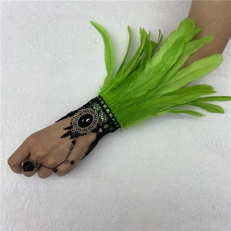 Halloween Feather koronkowe rę – Motorcycle Glove Knuckle recenzja i cena