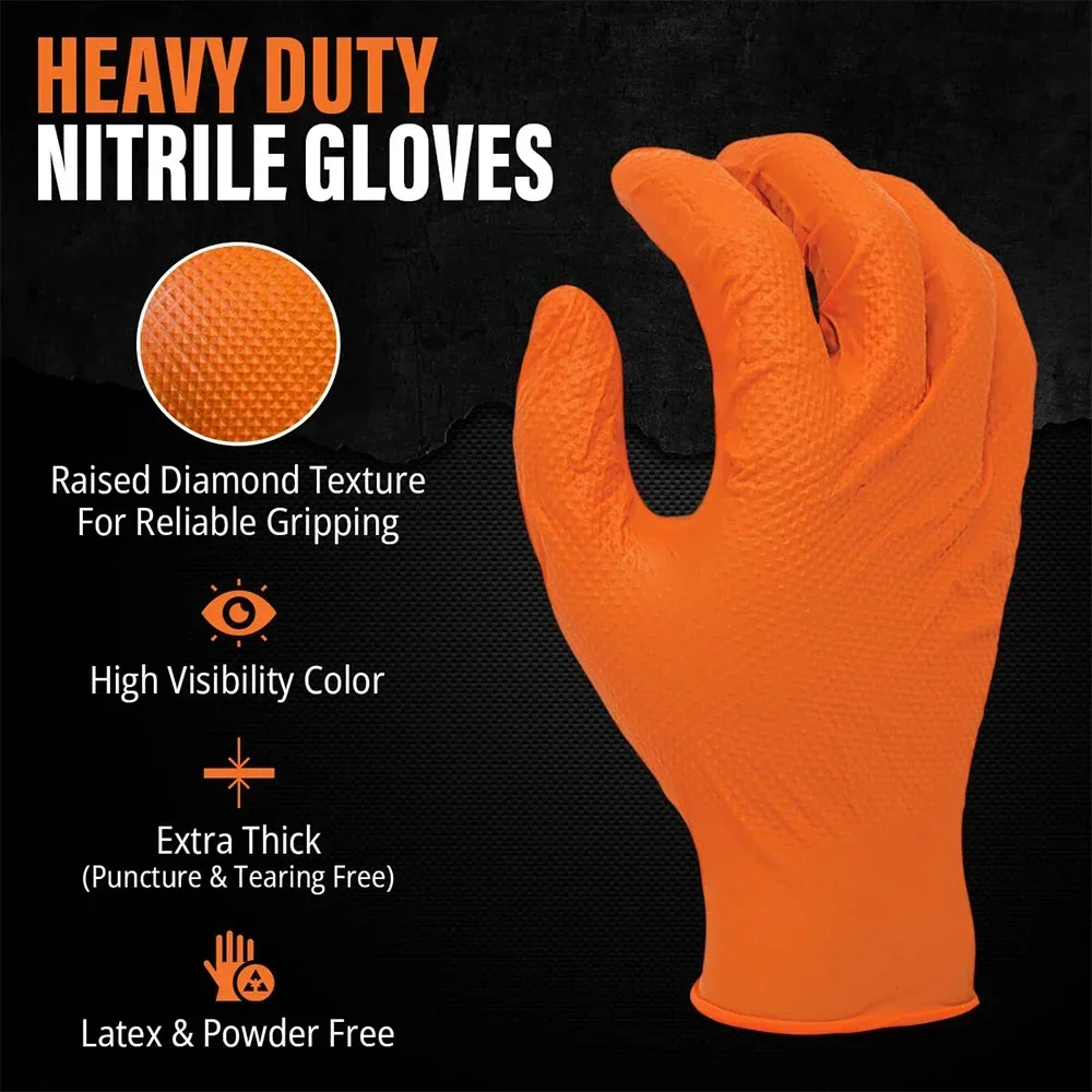 Grube, wytrzymałe rękawice nit – Nitrile Mechanic Glove recenzja i cena