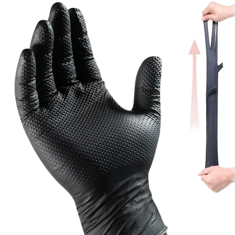 Grube, wytrzymałe rękawice nit – Nitrile Mechanic Glove recenzja i cena