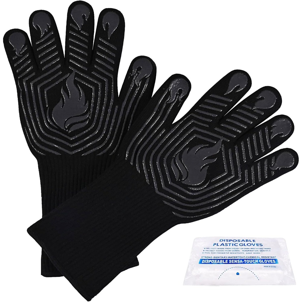 Rękawice do grillowania, 1472  – Oven Mitt Silicone recenzja i cena